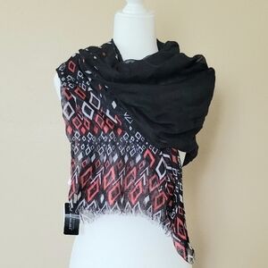 Cotton On Pascal Print Geo Border Scarf - OS